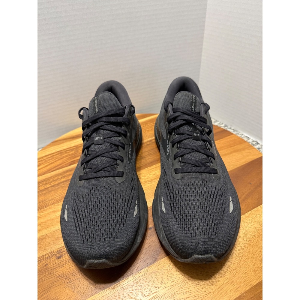 Brooks Adrenaline GTS 23 Men 10 Wide 2E Black Good Stability Running Shoes